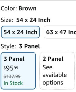 Alternative view of 54 x 24 Inch Photo Display Board with Clip Farmhouse Picture Display Wooden Rustic Freestanding Picture Collage Frame Wedding Tabletop (3 Panel, Brown)