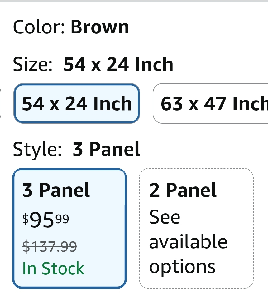 54 x 24 Inch Photo Display Board with Clip Farmhouse Picture Display Wooden Rustic Freestanding Picture Collage Frame Wedding Tabletop (3 Panel, Brown) - Image 2