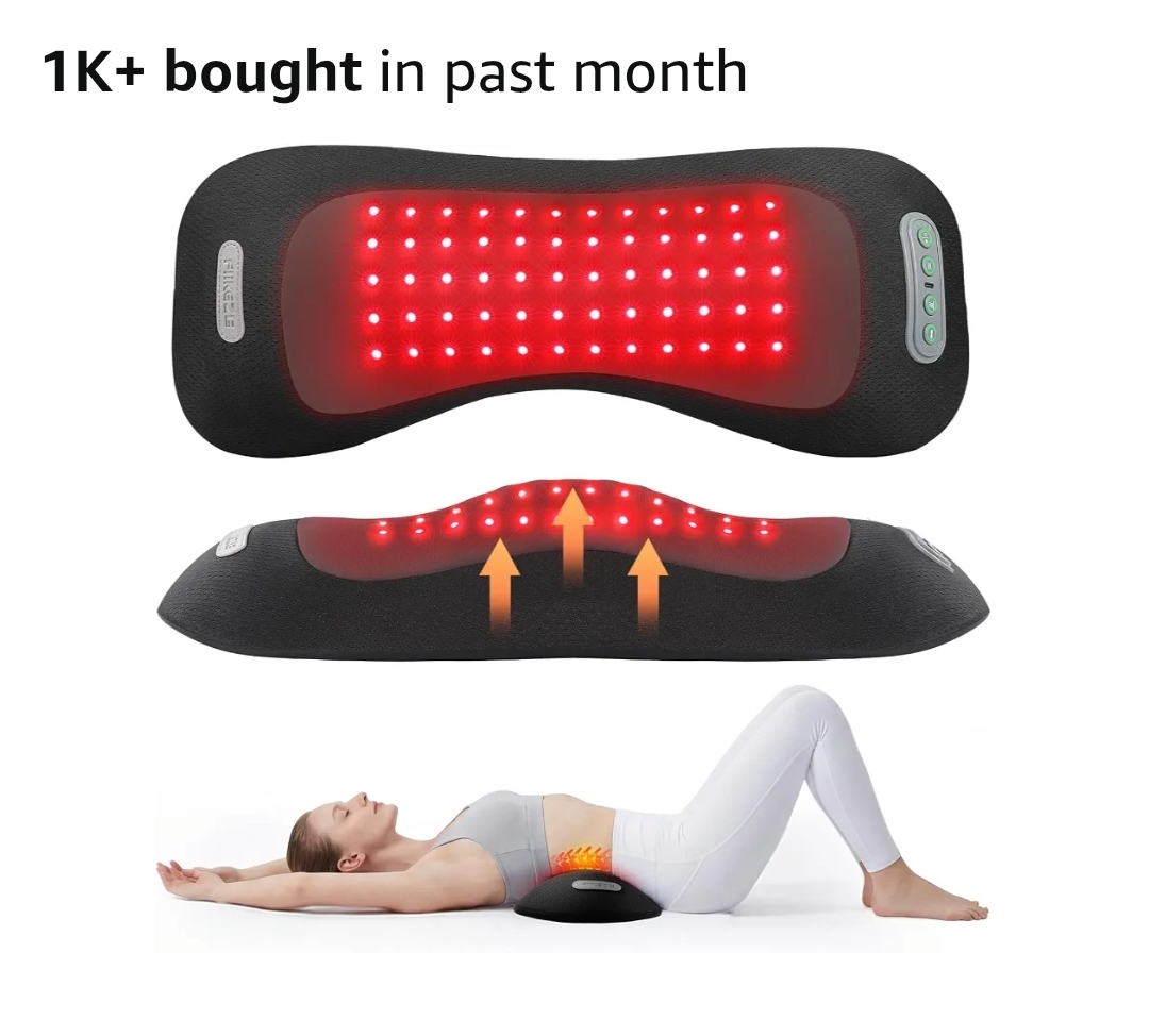 4-in-1 Lumbar Massager with Red Light 650/850nm Cordless 5000mAh - Image 12