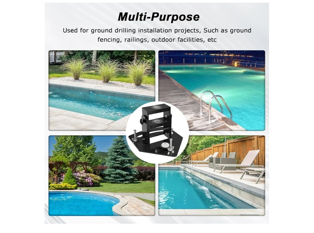 Pool Fence Drill Guide, Portable Drill Guide, Anchor Hole Size 5/8" - Image 7