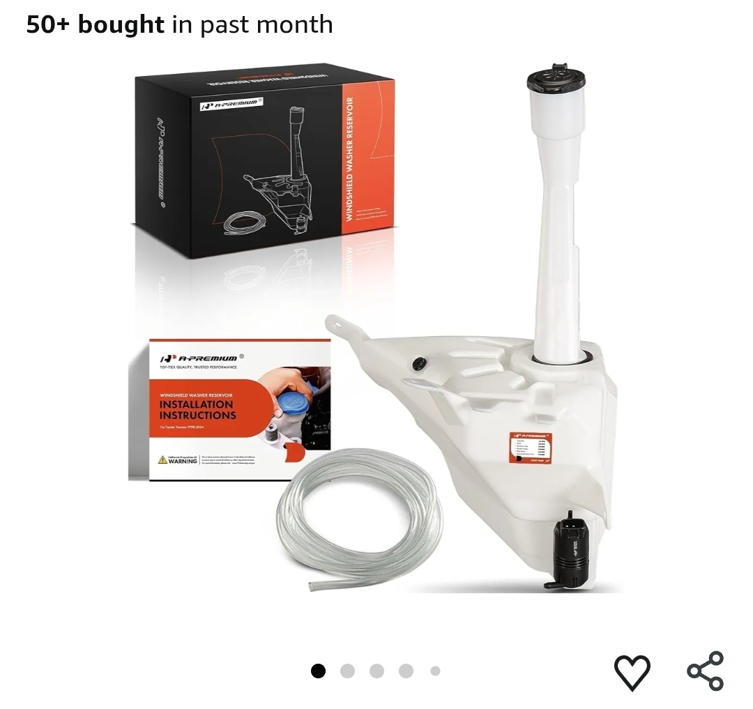 A-Premium Windshield Washer Reservoir Tank Assembly