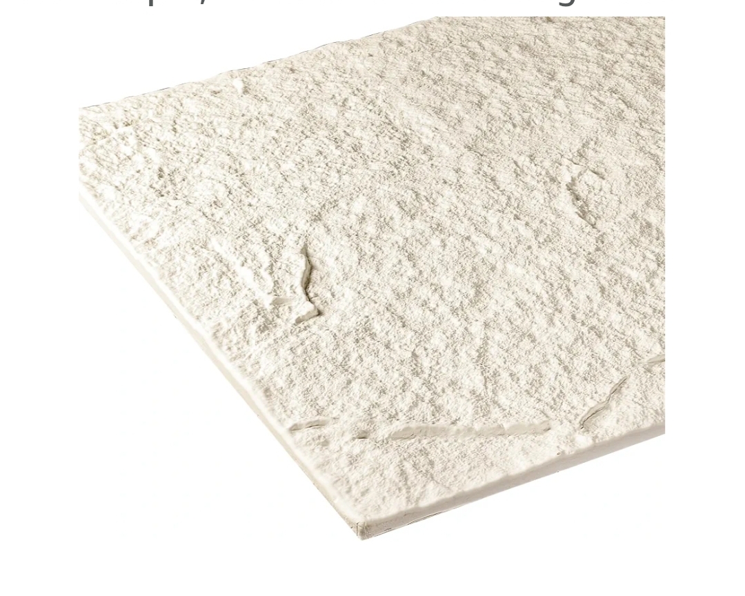 Faux Stone Wall Panels, 5-Pack 3D PU Cement-Texture Panels, White - Image 7