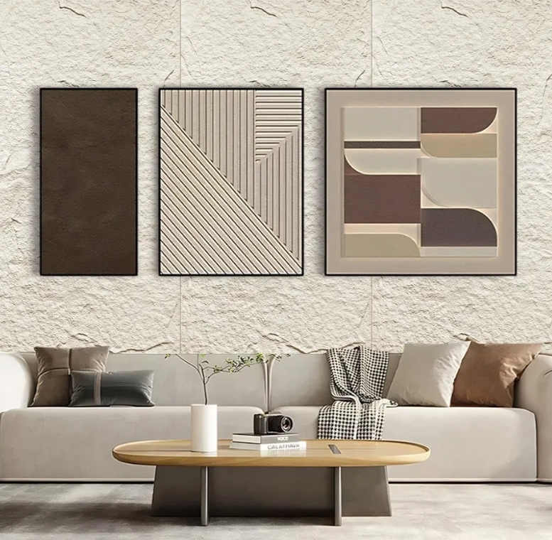 Faux Stone Wall Panels, 5-Pack 3D PU Cement-Texture Panels, White - Image 8