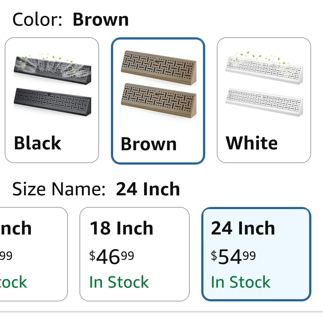 2 Pcs 24 Inch Baseboard Register Diffuser, Vent Covers - Image 10