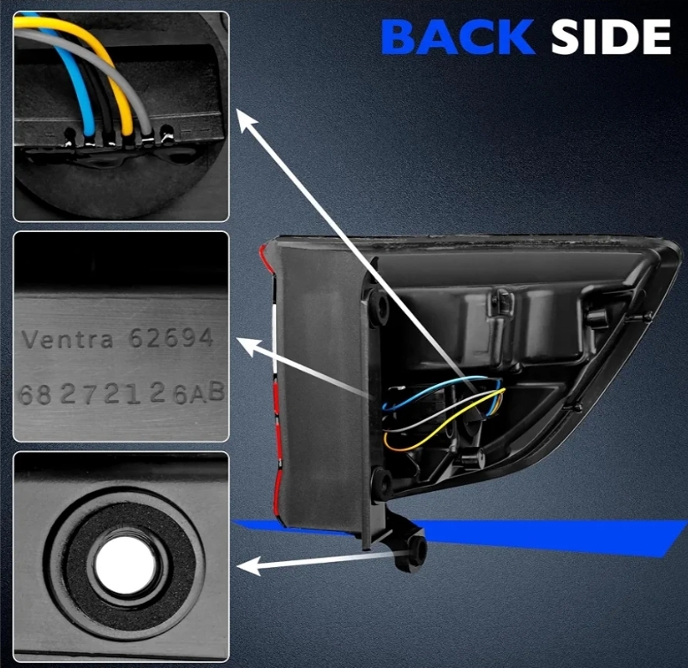 LED Tail light Left Compatible with 2014-2023 Dodge Durango Driver Outer Side - Image 10