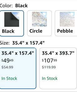 Alternative view of Blackout Window Film Room Darkening Light Blocking 35.4" x 157.4"