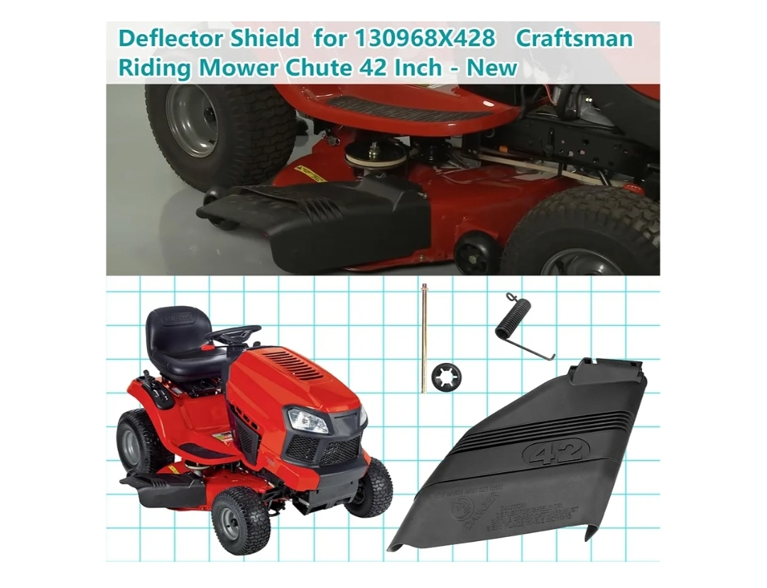 POULAN 42" Mower Deck Deflector Shield kit with Mounting Hardware - Image 6