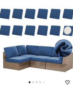 Outdoor Cushion Covers Only, 20-27 inch Universal Fit