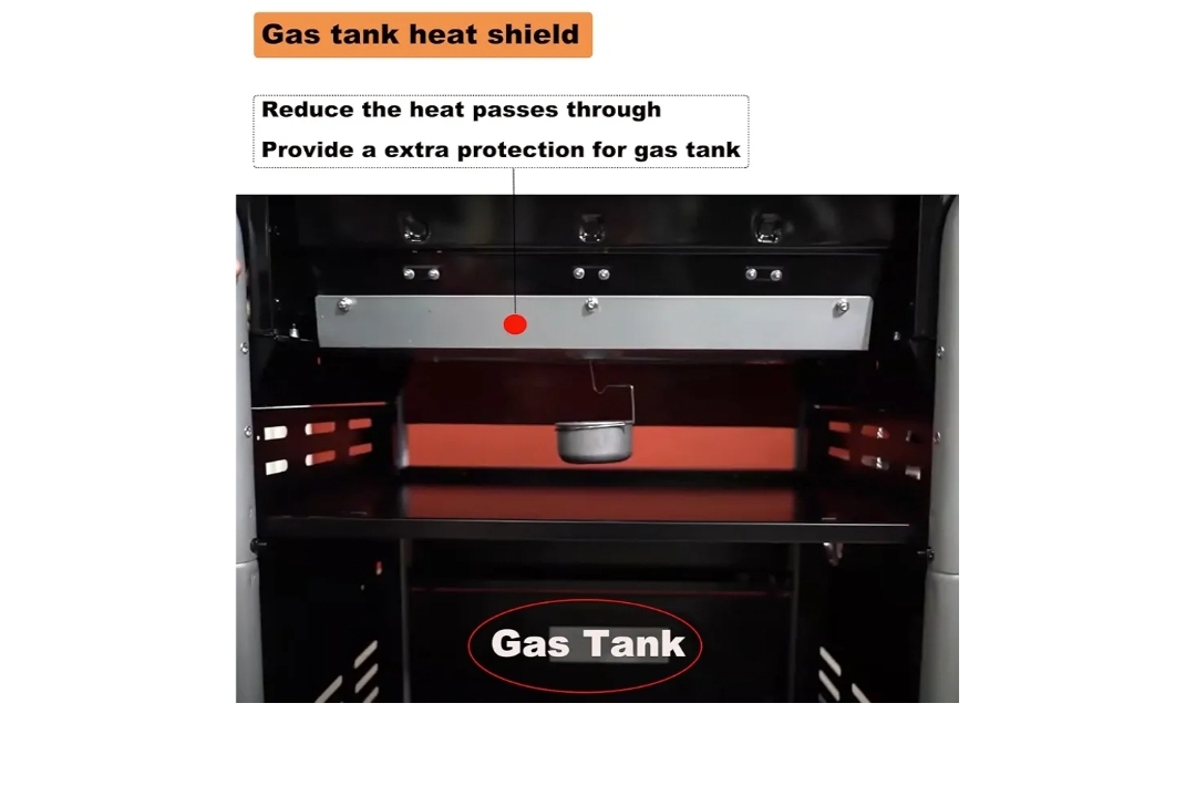 463344015 G460-2900-W2 Gas Tank Heat Shield Replacement Parts for Charbroil - Image 6