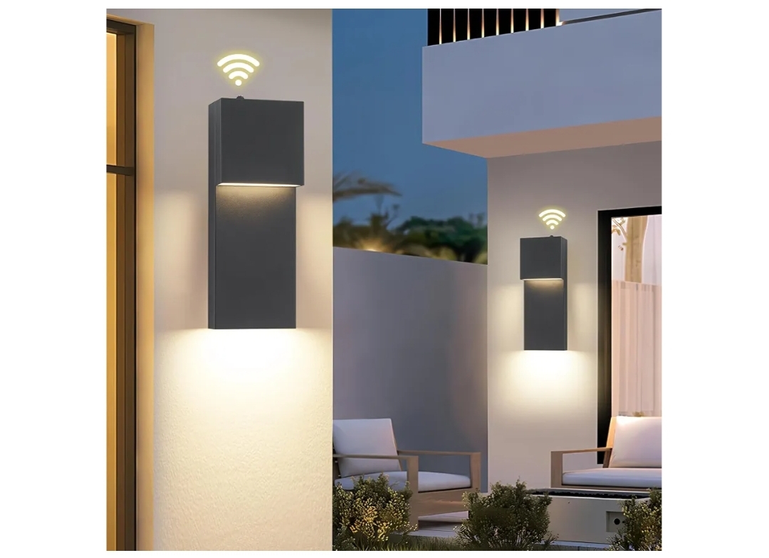 2 Pack LED Outdoor Wall Sconce, Dusk to Dawn Outdoor Lighting - Image 7