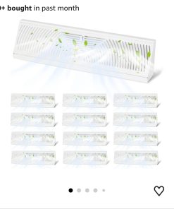 4 Pack 18 Inch Baseboard Register Duct Opening Size Vent Cover