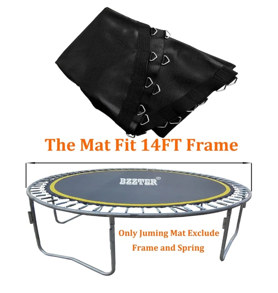 Trampoline Replacement Mat, Mat Diameter: 11.97-12.56FT, Fits 14ft Trampoline Frame, with 72, 80, 84, 88, 96 Rings - Image 9