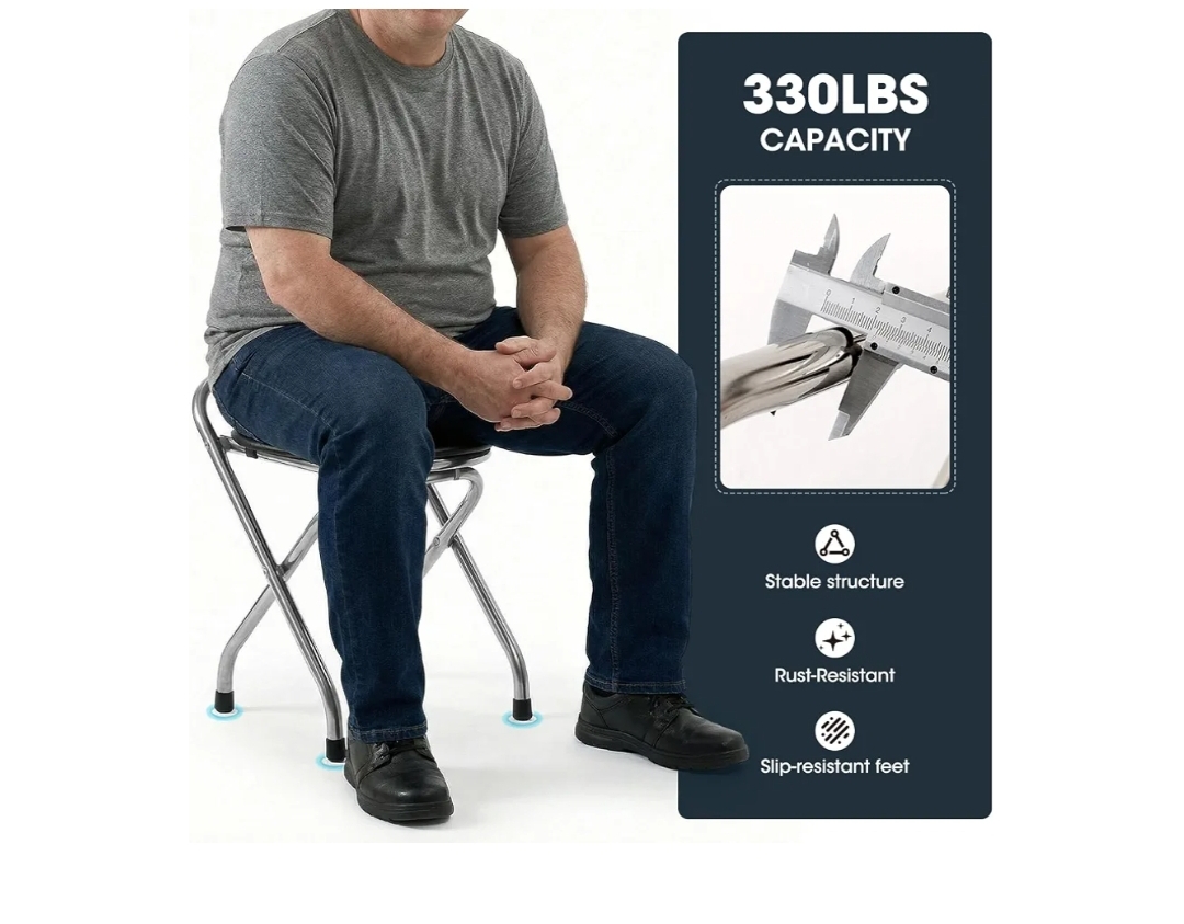 Portable Toilet for Camping Travel Toilets Potty for Adults, 350LBS Capacity with 50 Toilet Bags - Image 5