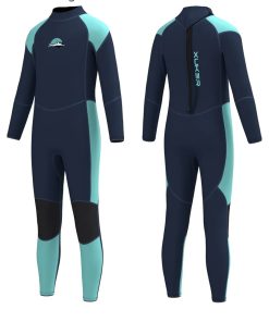 Kids Wetsuit for Boys Girls Toddlers 3mm Thermal Wetsuit Back Zip, Size 14