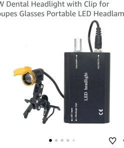 3W Dental Headlight with Clip for Loupes Glasses Portable LED Headlamp