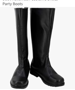 Adult's Knee High Cosplay Shoes Pirate Boot Halloween Costume Shoes, Party Boots, Size 48- US 13.5, 14