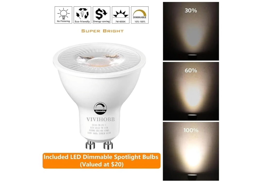 6 Light Plug in Track Lighting Kit, Modern Plug in Ceiling Light Fixture,16.4ft Cord, Timer & Dimming Switch - Image 5