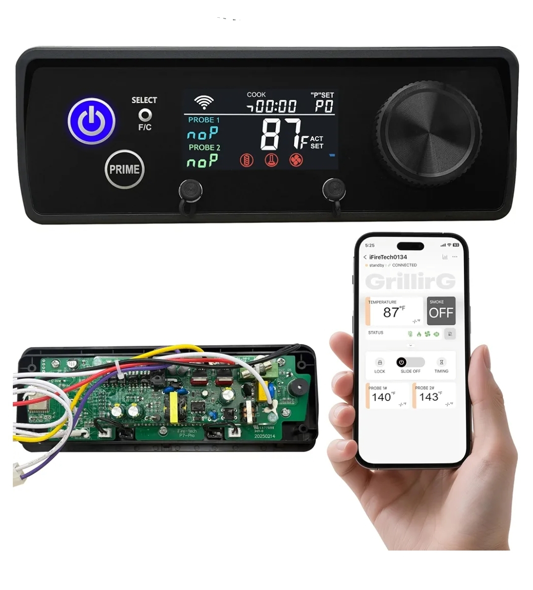 PID WiFi Control Board for Pit Boss Pro/Navigator/Sportsman