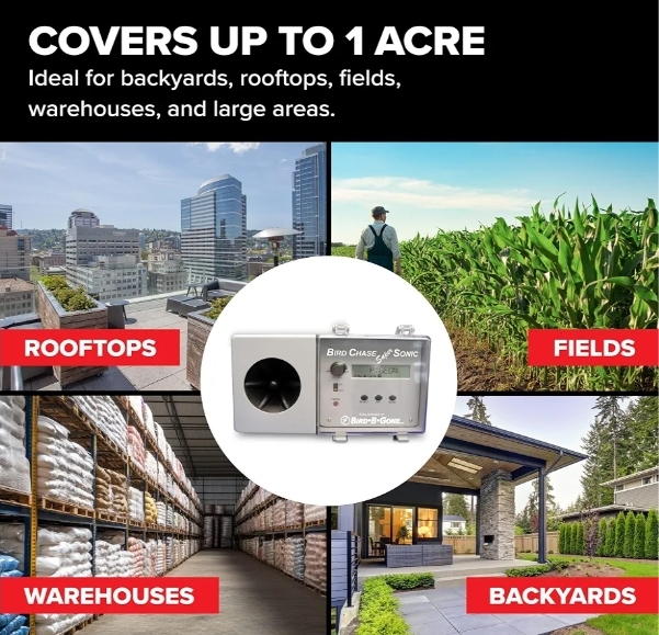 Bird Chase Super Sonic, Outdoor Sound Repellent - Image 9