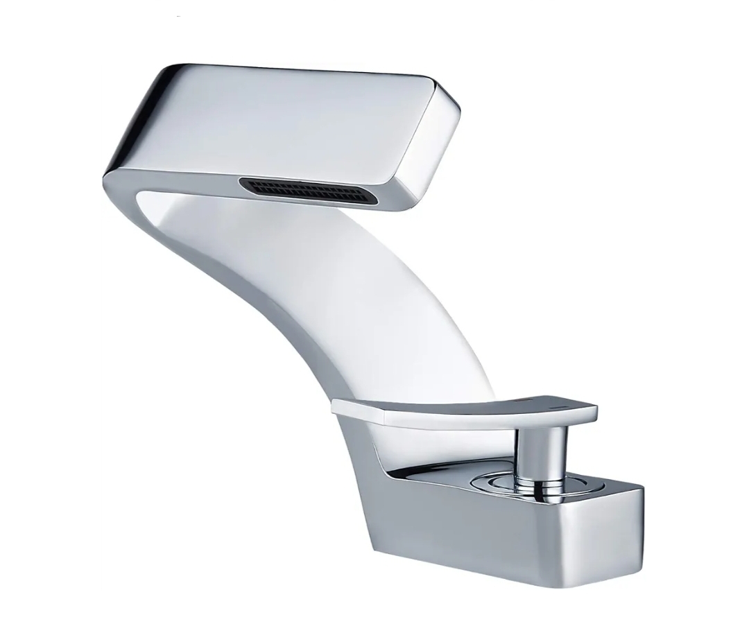 Chrome Bathroom Sink Faucet, Single Hole Faucet for Bathroom Sink