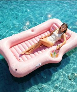 Inflatable Tanning Pool Lounger Float, Suntan Tub for Adults