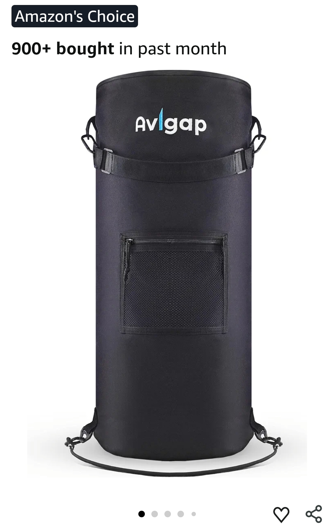 Boat Trash Can, 100% Odor & Leak-Free, Fits 10–13 Gal Bags, Reusable