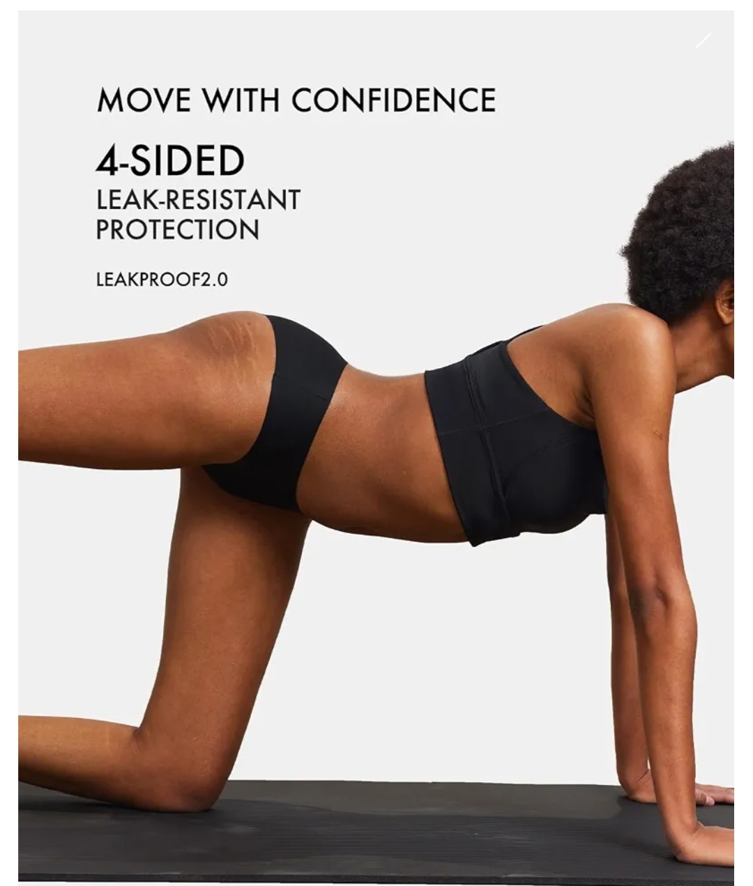 LEAKPROOF2.0 Seamless Bikini Period Underwear for Women, Small - Image 4