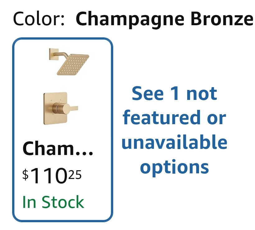 Replacement for Delta 13/14 Series Shower Trim Kit, Compatible with Delta R10000 Tub Shower Faucet Set, Brushed Gold - Image 2
