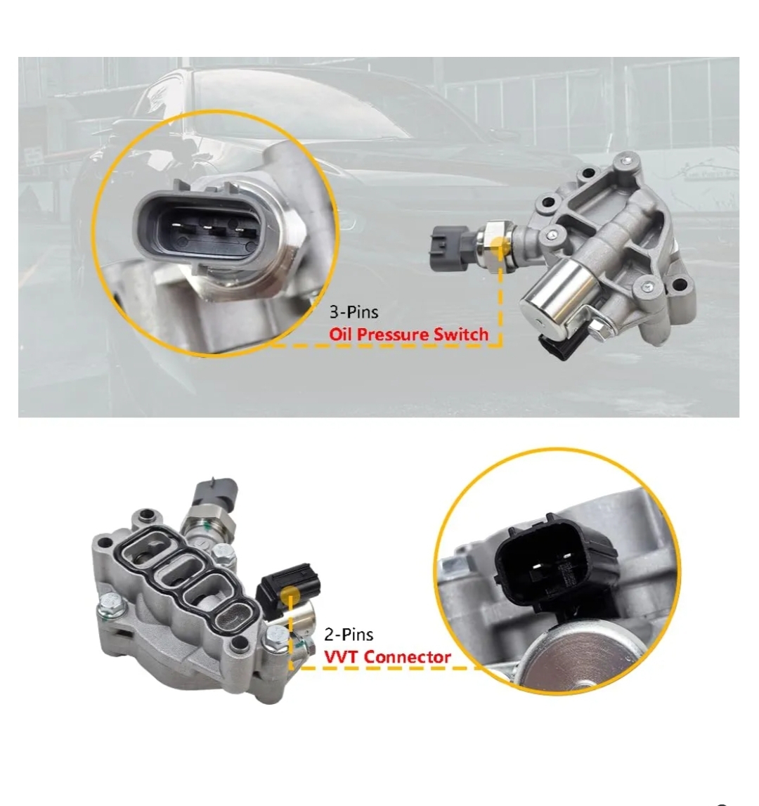 15810-RKB-J01 Engine Variable Valve Timing (VVT) Solenoid, VTEC Solenoid Spool Valve, Transmission Clutch Dual Linear Shift Solenoid | Fit for Honda - Image 6