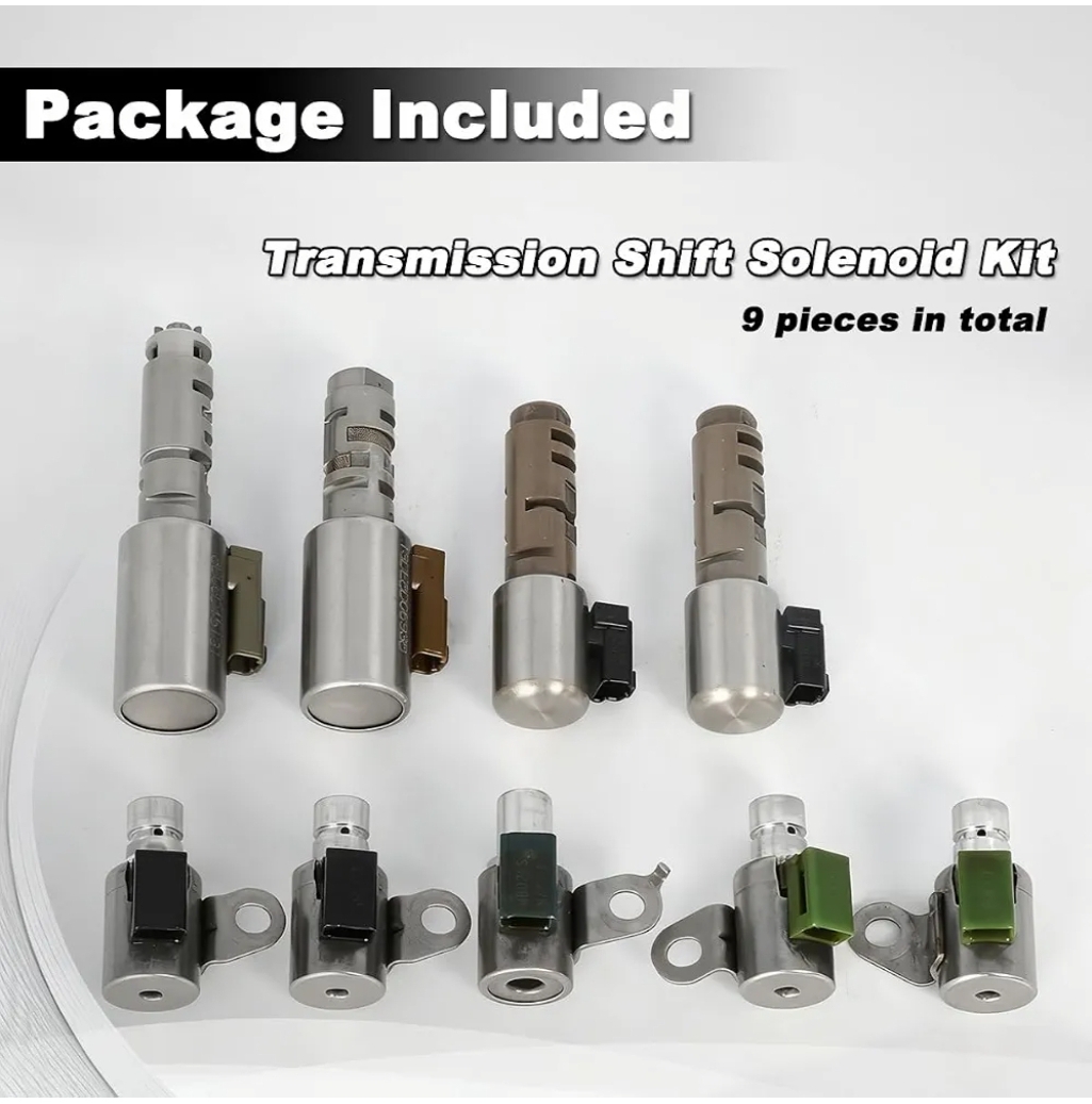 9 PCS Transmission Shift Solenoid Kit, Replaces Part A760 A761E A960E AB60E AB60F, Compatible with Toyota - Image 9