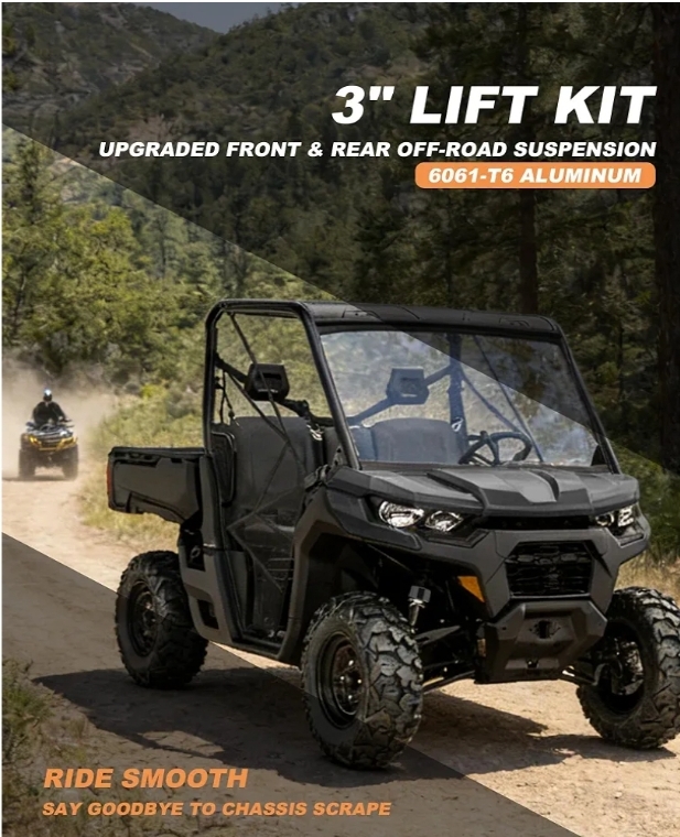3" Lift Kit Compatible with Can-Am Defender HD5 HD8 HD9 HD10 DPS XT - Image 9