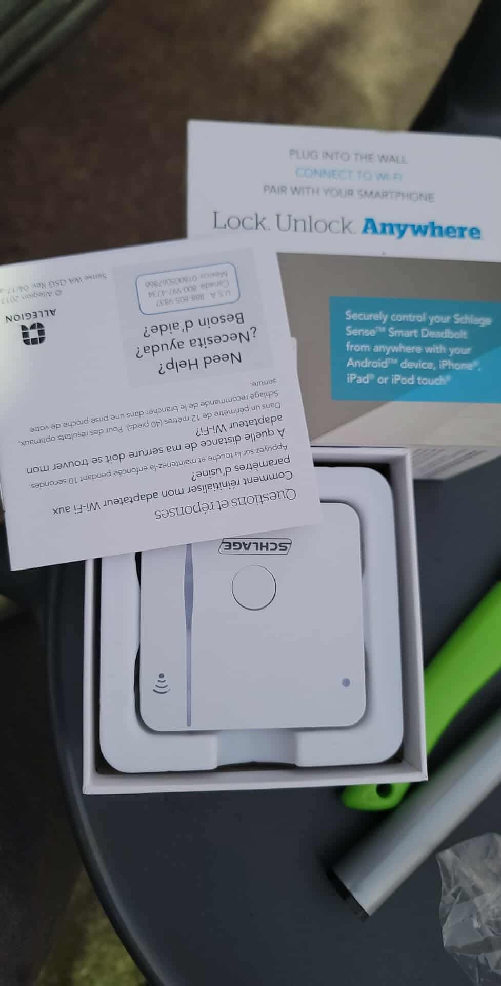 SCHLAGE BR400 Sense Wi-Fi Adapter (2.4GHz WiFi Only) | Works With SCHLAGE Sense , White - Image 2