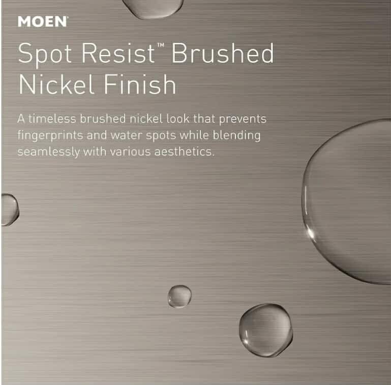 Moen Karis Spot Resist Brushed Nickel One-Handle Single Hole Bathroom Sink Faucet - Image 8