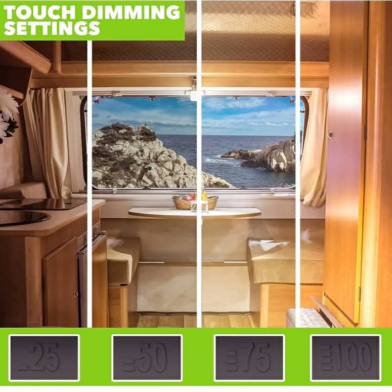 2pk RV LED Ceiling Light Fixture 20" x 6.5" - 1450 Lumen with Touch Dimmer Switch Interior Burnt Bronze Lighting - Image 6