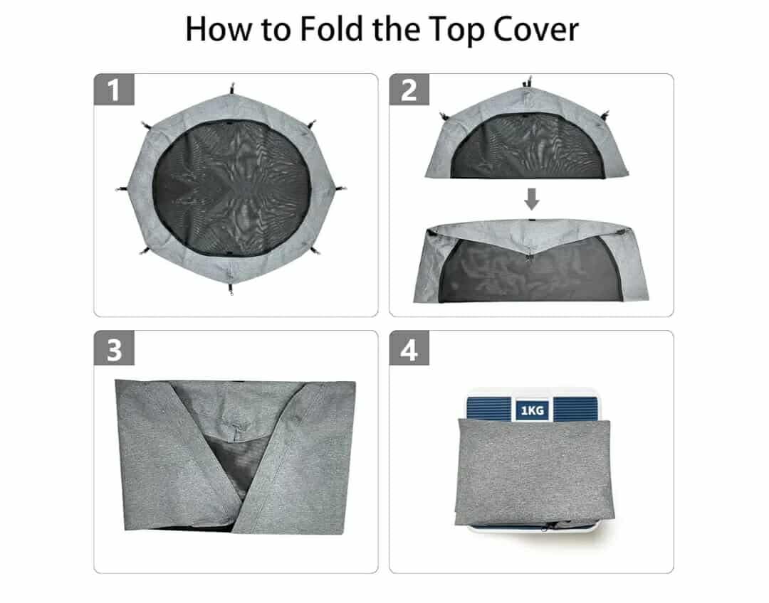 Top Cover Sun/Rain Proof Provide Shade and Security for Indoor Outdoor Dog Playpen Fits All 24" Wide 8 Panels - Image 7