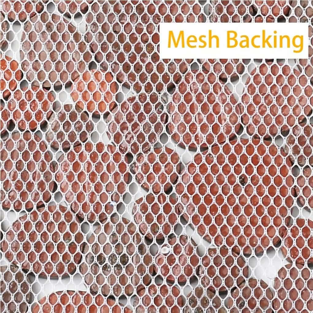 Pebble Shower Floor Tile Bathroom Beige Wall Backsplash Mosaic Tiles (5 Sheets) - Image 10