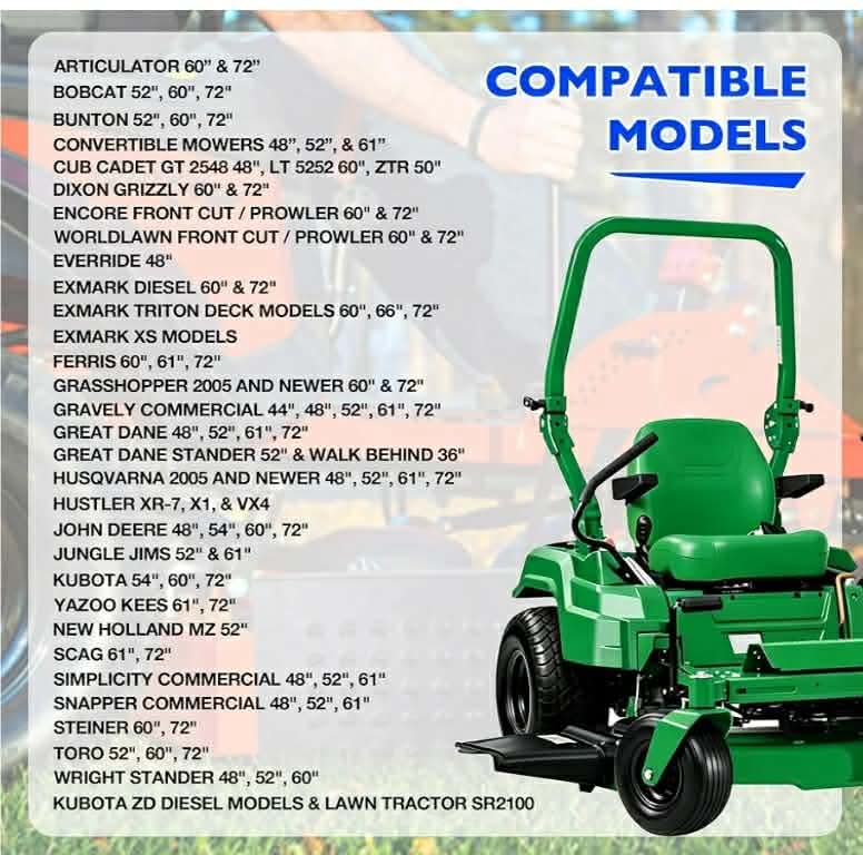 Mower Chute Blocker Fits Zero Turn Exmark, Gravely, Hustler, Kubota, Scag - Image 9