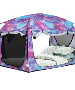 Bed Tent, Portable Privacy Sleeping Bed Canopy, Blackout 90% Drapes