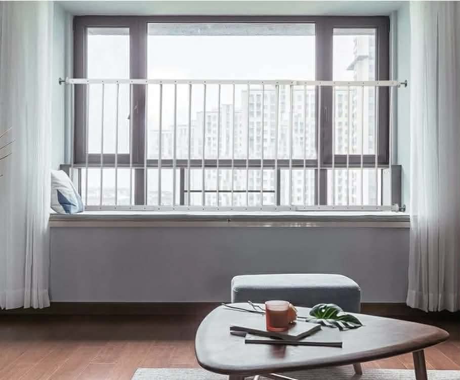 61.41-86.61" Wide Window Guards for Child Safety White 3 Piece - Image 12