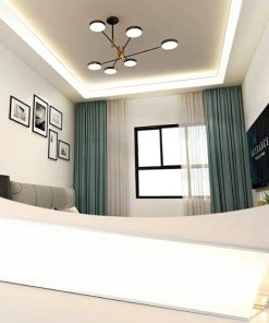 10 PK Led Aluminum Profile for Ceiling Wall Decoration, 1M/3.3ft 6cmx6cm Top Corner Strip Line Luminous Ceiling Free Lamp Internal Channel Linear
