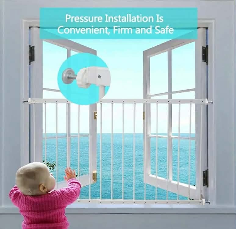 61.41-86.61" Wide Window Guards for Child Safety White 3 Piece - Image 7