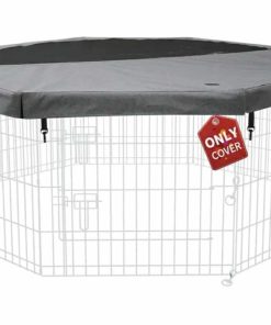 Top Cover Sun/Rain Proof Provide Shade and Security for Indoor Outdoor Dog Playpen Fits All 24" Wide 8 Panels