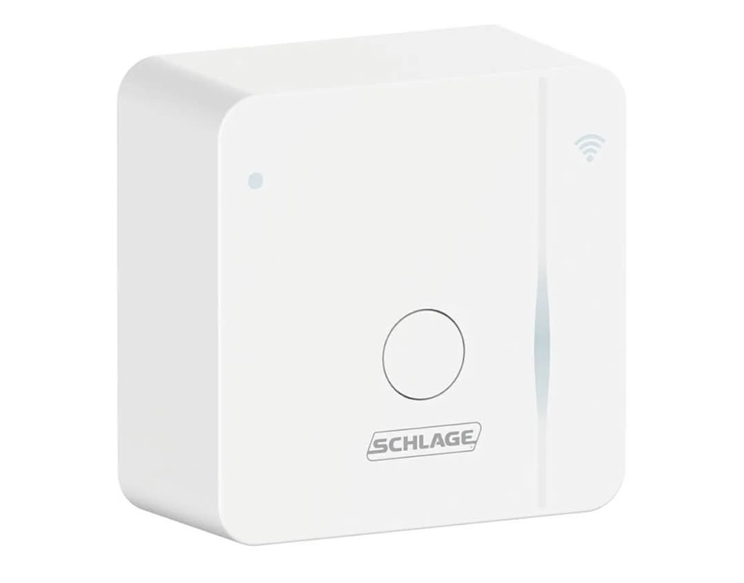 SCHLAGE BR400 Sense Wi-Fi Adapter (2.4GHz WiFi Only) | Works With SCHLAGE Sense , White