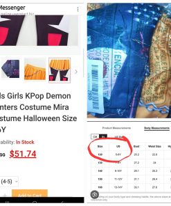 Alternative view of Kids Girls KPop Demon Hunters Costume Mira Costume Halloween Size 5-6Y