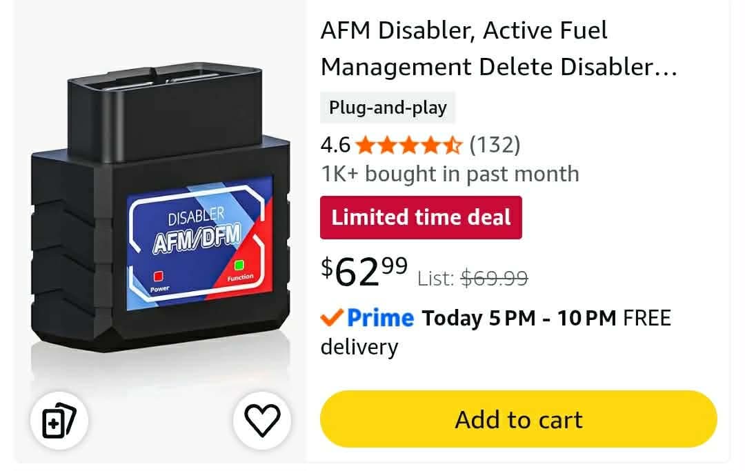 AFM Disabler, Active Fuel Management Delete Disabler Compatible with V6 & V8 GM Motors - Image 2