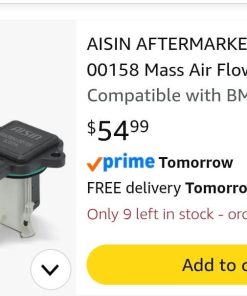 Alternative view of MAFBM-00158 Mass Air Flow (MAF) Sensor