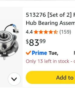 Alternative view of 513276 [Set of 2] Front Wheel Hub Bearing Assembly