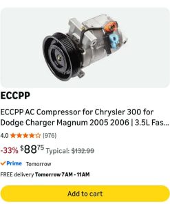 Alternative view of AC Compressor for Chrysler 300 for Dodge Charger Magnum
