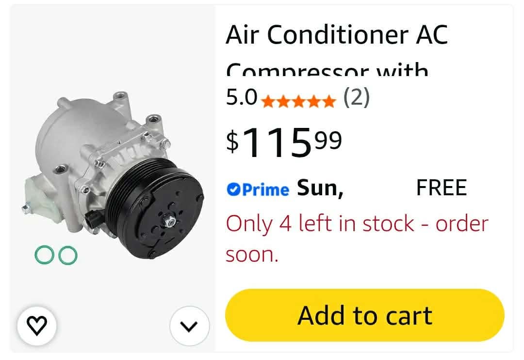 Air Conditioner AC Compressor with Clutch - Image 9