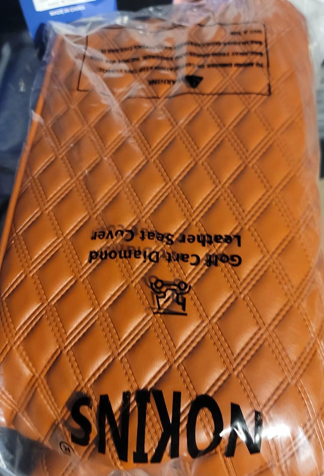 NOKINS Golf Cart Seat Covers Fits Aftermarket Standard Rear Seat Cushion - Image 2